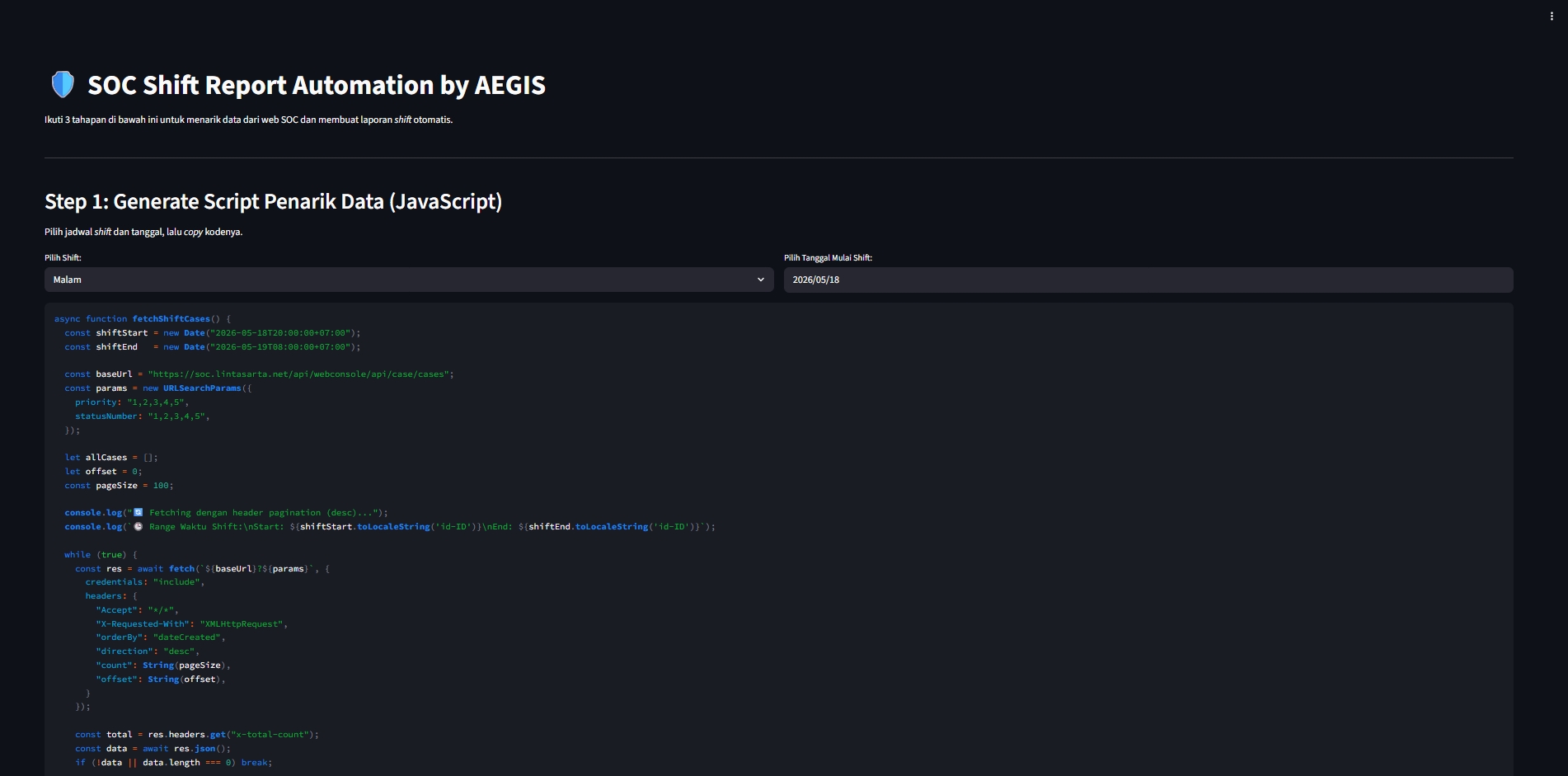 Automated Reporting Preview